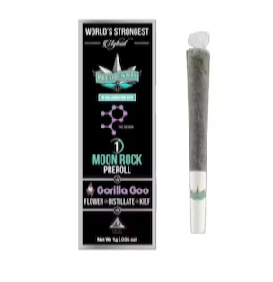 1g Gorilla Goo Infused Moonrock Pre-Roll – Presidential