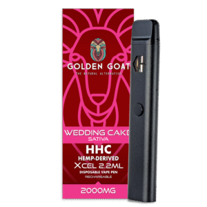 HHC Vape Device, 2000mg, Rechargeable/Disposable – Wedding Cake