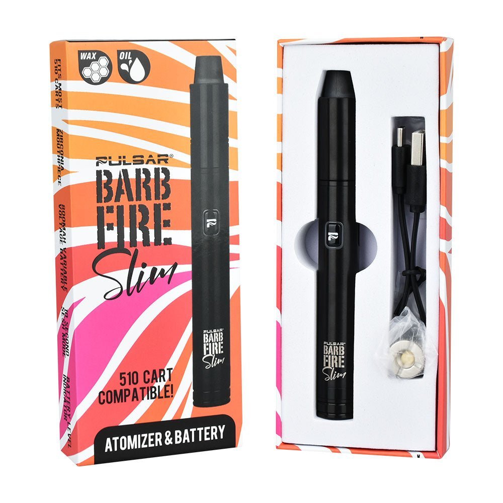 Pulsar 6PC DISPLAY – Barb Fire Slim Variable Voltage 2-in-1 Vape – 800mAh - Image 3