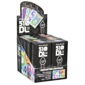 Pulsar 510 DL 2.0 Design Series VV Vape Bar – 650mAh / Assorted – 10pc Display