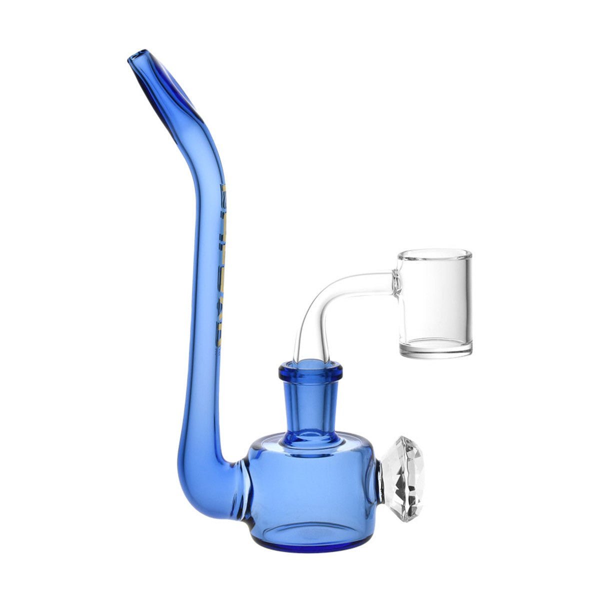 Pulsar Diamond Sherlock Concentrate Pipe | 6.75″ | 14mm F | Colors Vary - Image 2