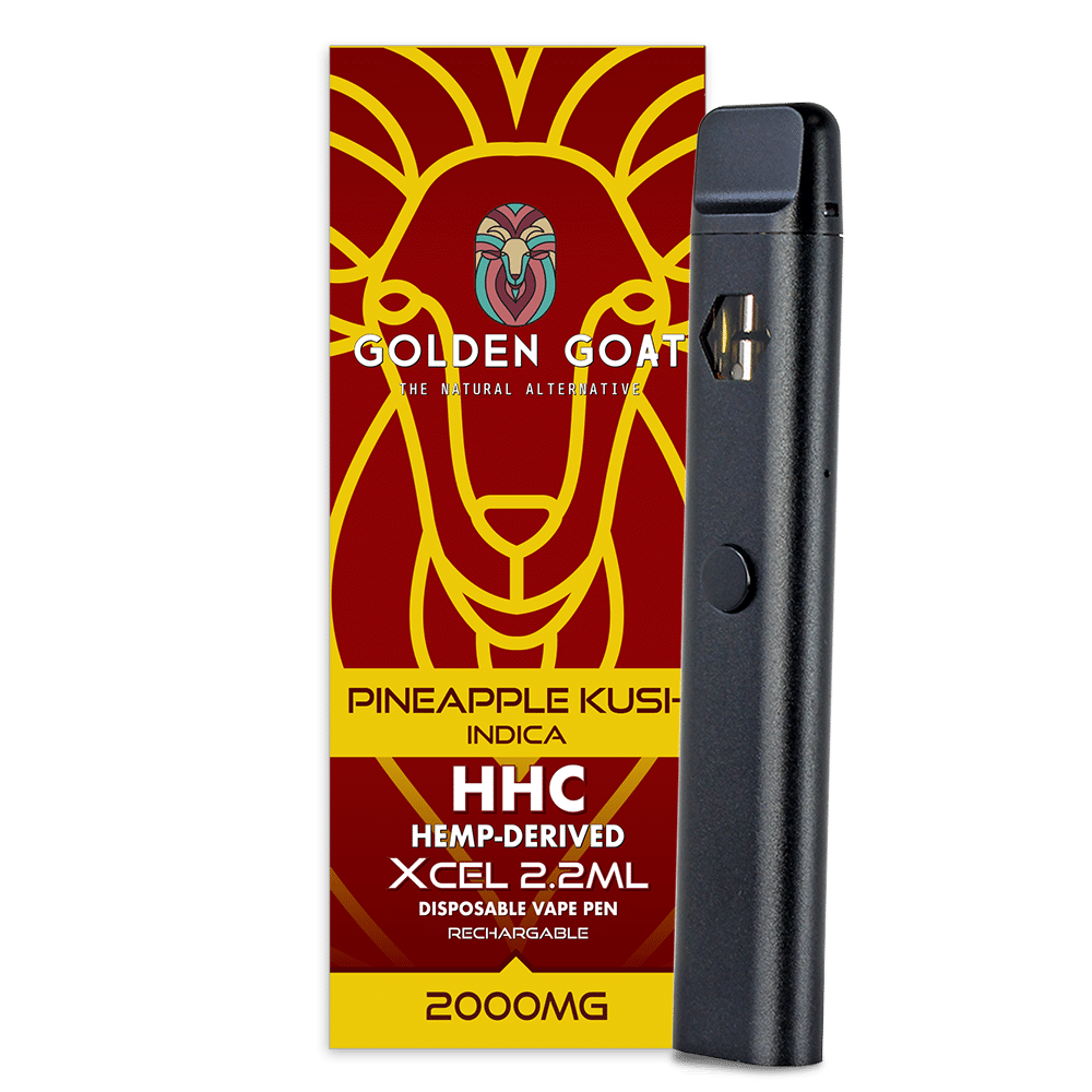 HHC Vape Device, 2000mg, Rechargeable/Disposable – Pineapple Kush