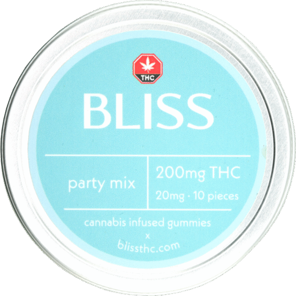 THC Party Mix Gummies by Bliss