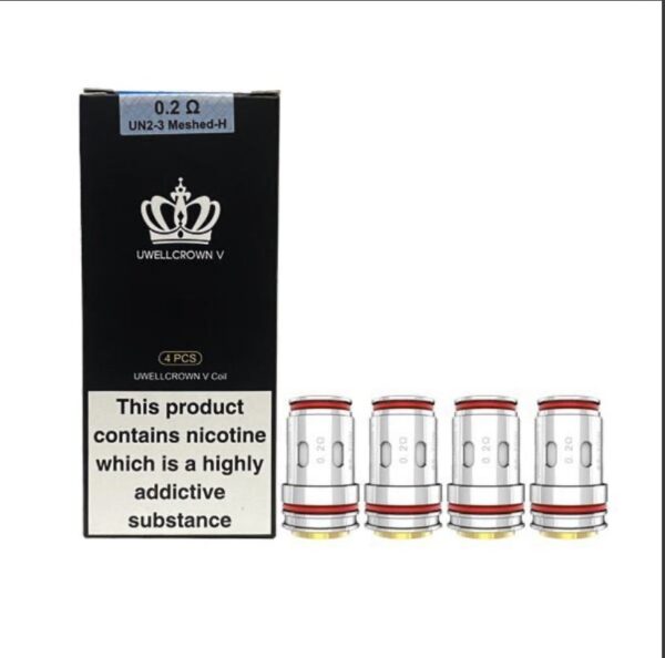Uwell Crown V Coil 0.20 Ohm – 4 Pack