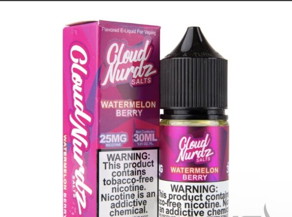 Cloud Nurdz Salt – Watermelon Berry (30ml)