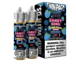 Blue Razz by Candy King Bubblegum Collection 120ml (2x60ml)