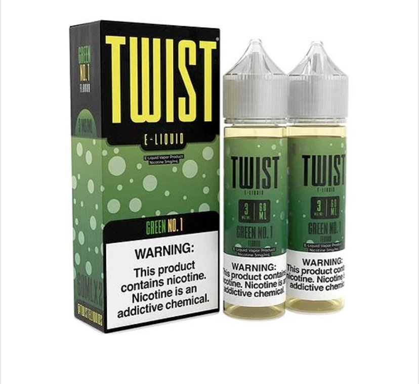 Green No.1 (Honeydew Melon Chew) by Lemon Twist 120ml (2x60ml) - Image 2