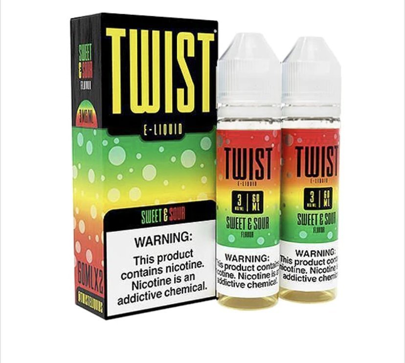 Sour Red (Sweet & Sour) by Lemon Twist 120ml (2x60ml) - Image 2