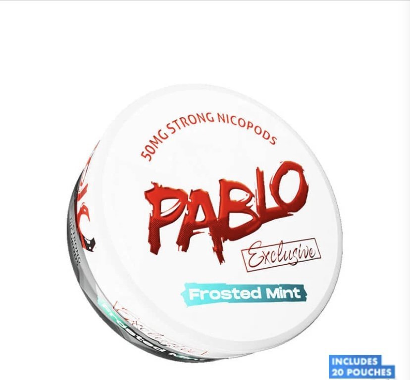 Pablo Frosted Mint Nic Pouches – 30mg