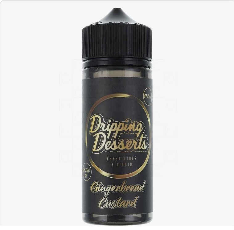 Gingerbread Custard by Dripping Desserts E Liquid | 100ml Short Fill