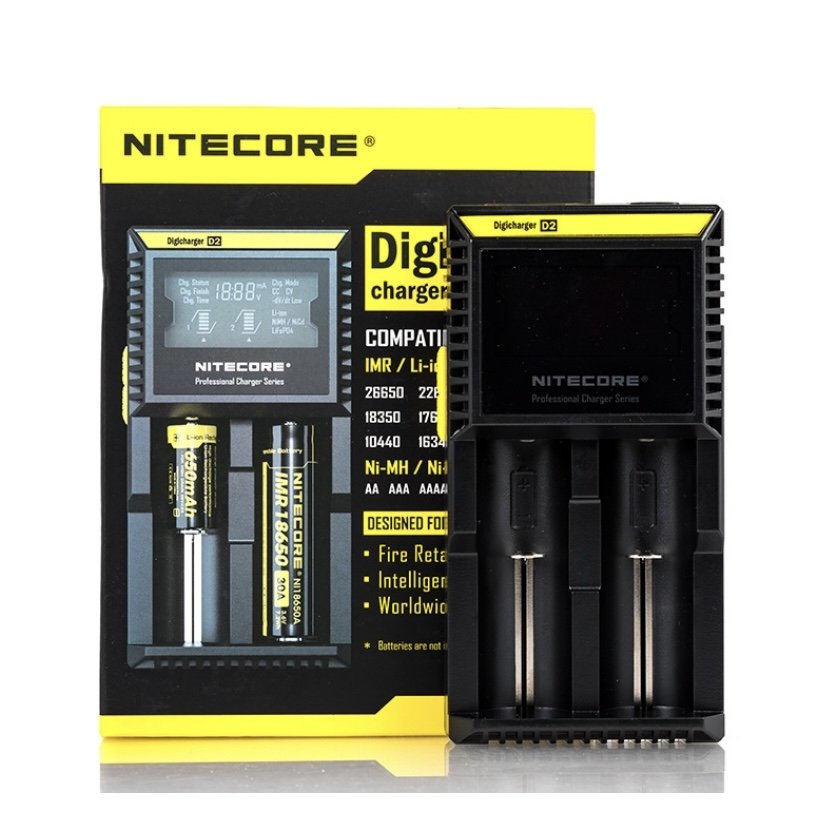 NITECORE D2 BATTERY CHARGER (2-BAY) - Image 3