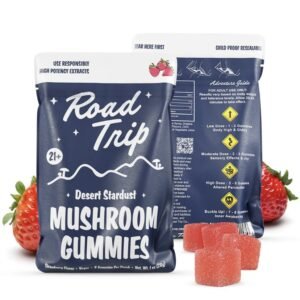 DESERT STARDUST MUSHROOM GUMMIES – STRAWBERRY