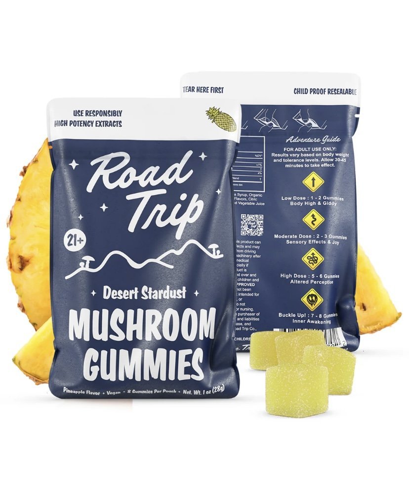 DESERT STARDUST MUSHROOM GUMMIES – PINEAPPLE