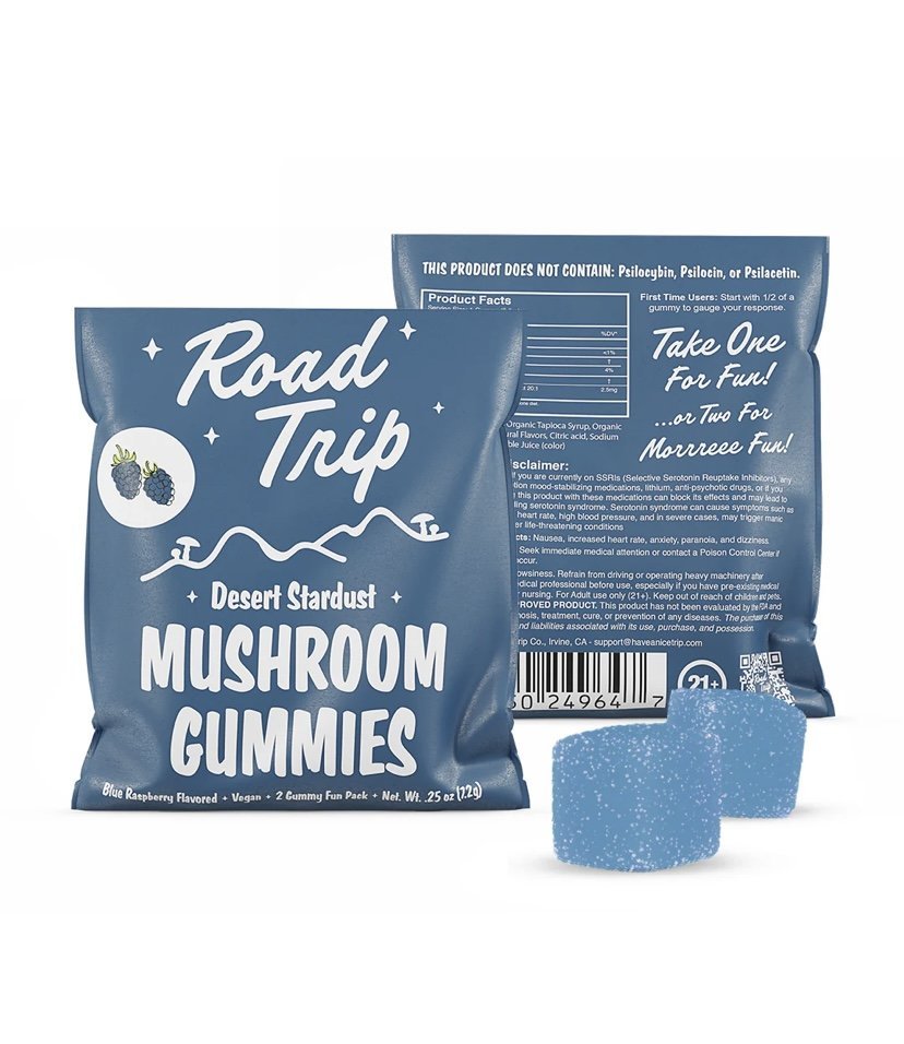 DESERT STARDUST MUSHROOM GUMMIES – BLUE RASPBERRY - Image 2