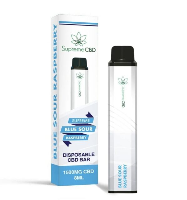 CBD Disposable Vape – Blue Sour Raspberry (1500mg)