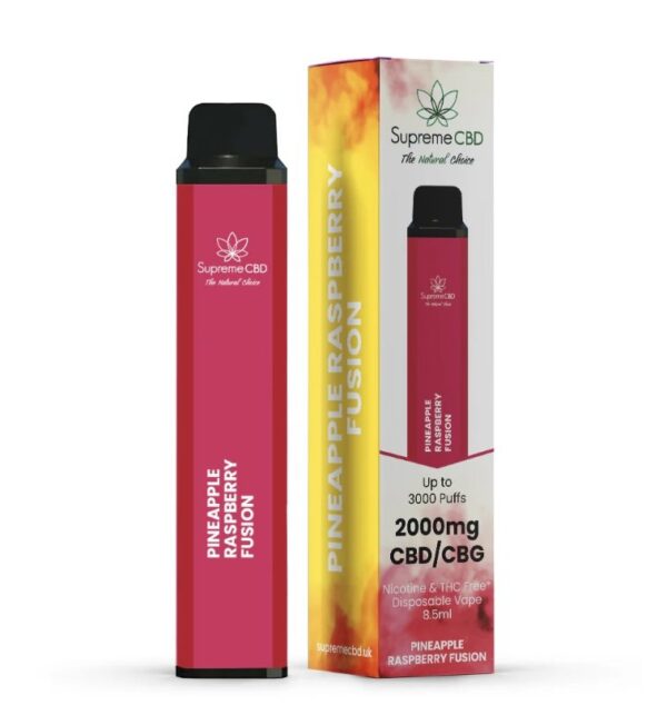 CBD Disposable Vape – Pineapple Raspberry Fusion (2000mg)