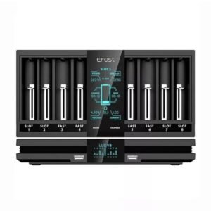 EFEST LUC V8 DOUBLE LCD SCREEN FAST CHARGER