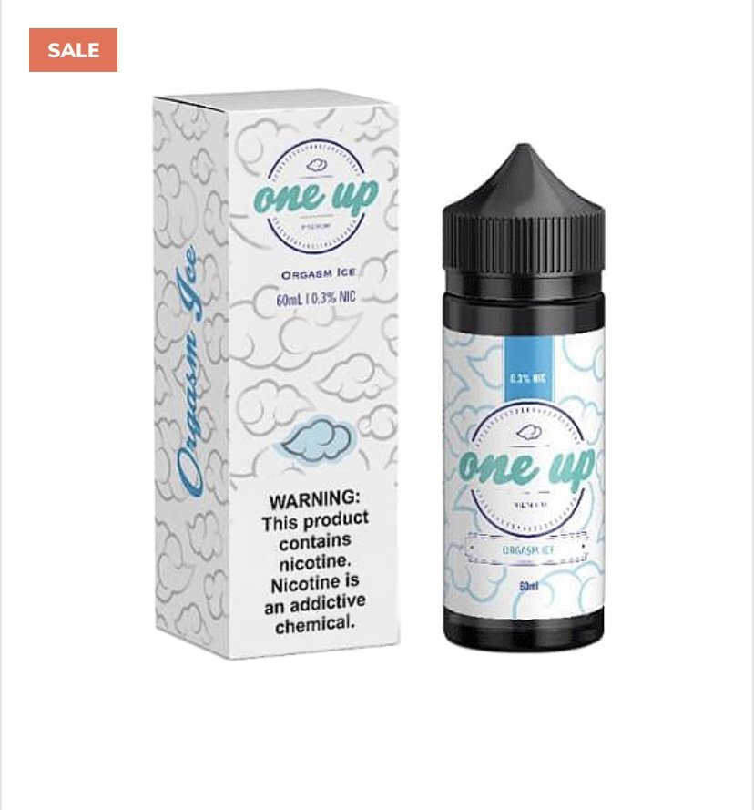 MENTHOL WATERMELON GUAVA PEACH Orgasm Ice by One Up Vapor Original 100ml - Image 2