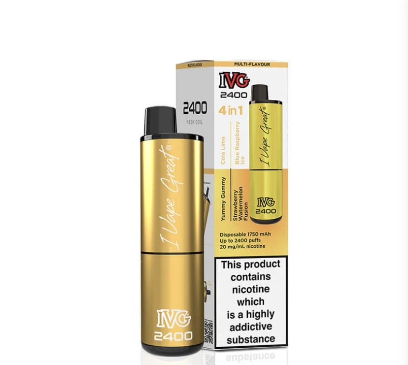 IVG 2400 Summer Edition 4 In 1 20mg Disposable Vape