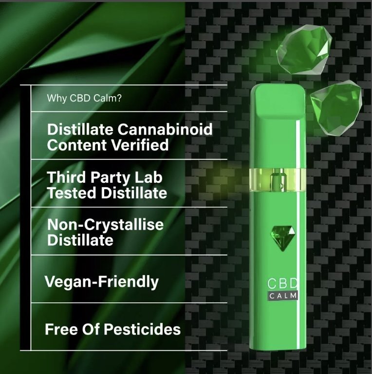 Gelato Cali – CBD Terpenes 1800mg Disposable Vape | CBD Calm - Image 3