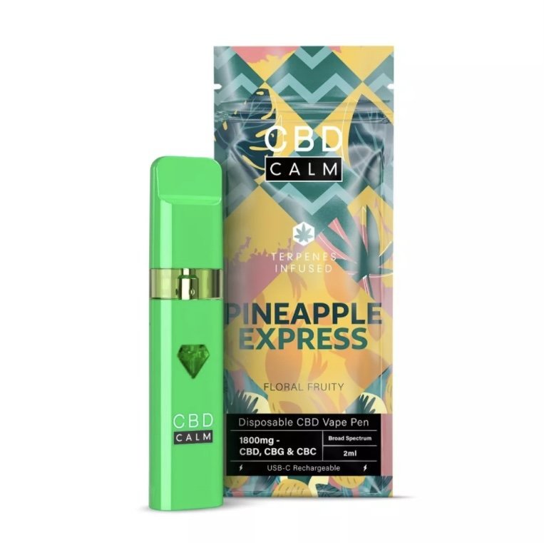 Pineapple Express – CBD Terpenes 1800mg Disposable Vape | CBD Calm