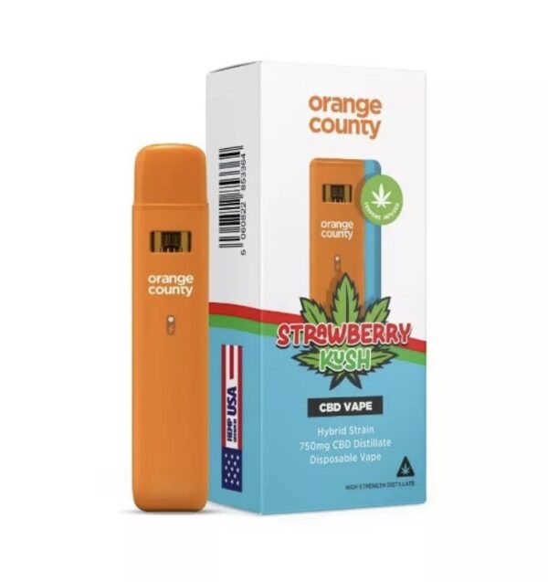 Strawberry Kush – CBD Terpenes 750mg Disposable Vape | Orange County CBD