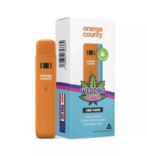 Wedding Cake – CBD Terpenes 750mg Disposable Vape | Orange County CBD