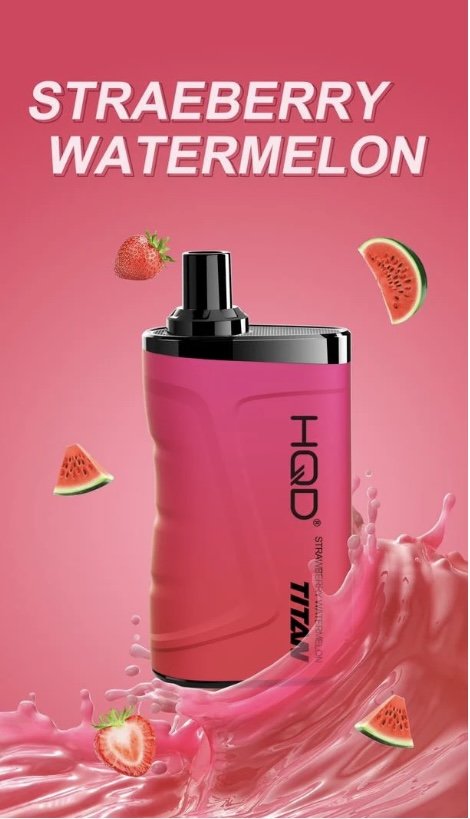 HQD TITAN STRAWBERRY WATERMELON 7000 PUFFS