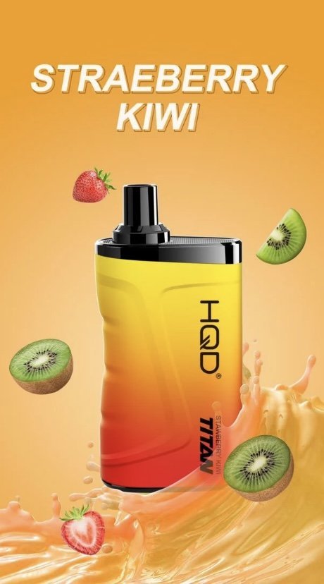 HQD TITAN STRAWBERRY KIWI 7000 PUFFS