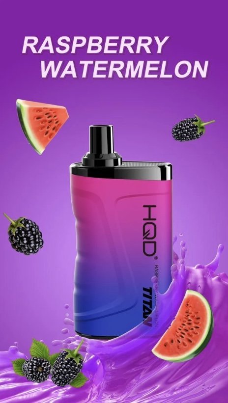 HQD TITAN RASPBERRY WATERMELON 7000 PUFFS