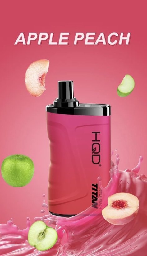 HQD TITAN APPLE PEACH 7000 PUFFS