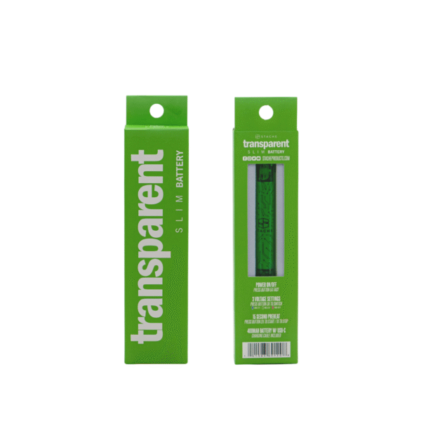 Transparent light up Vape battery by Stache - Image 8